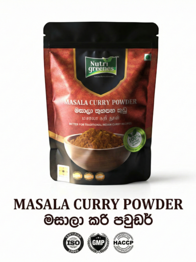 Nutrigreenes Natural Masala Curry Powder Packets 50g 100g 250g