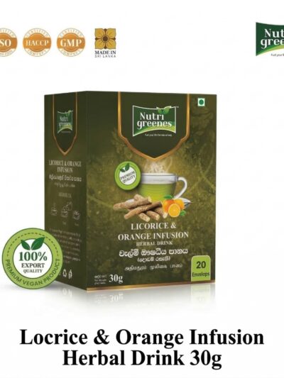 Nutrigreenes Licorice & Orange Infusion Herbal Drink 30g