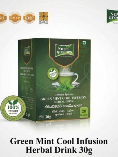 Nutrigreenes Green Mint Cool Infusion Herbal Drink 30g